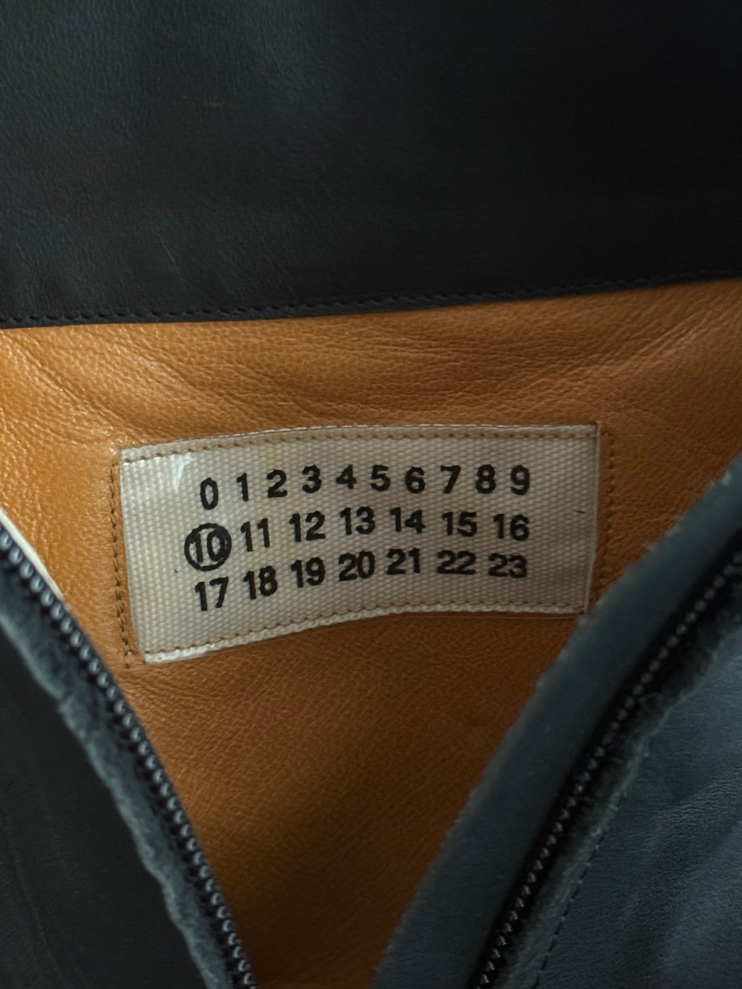 Maison Martin Margiela FW2001 Line 10 Leather Square Toe Boots - Size US11/UK10/EU44