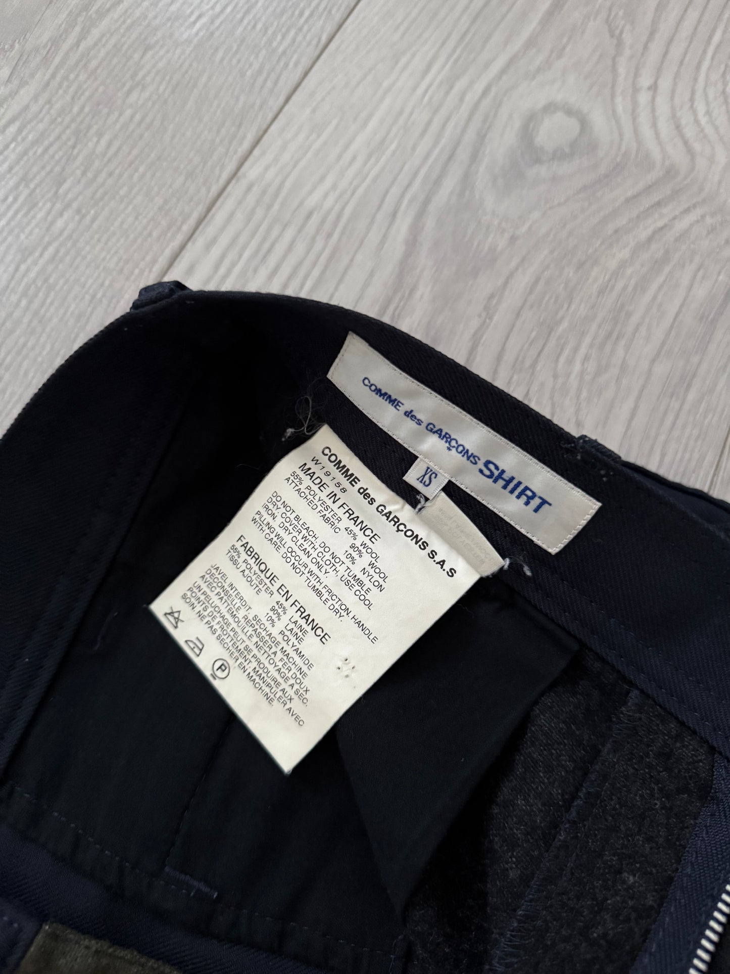 Comme Des Garcons SHIRT 00s Panelled Trousers - Size 30