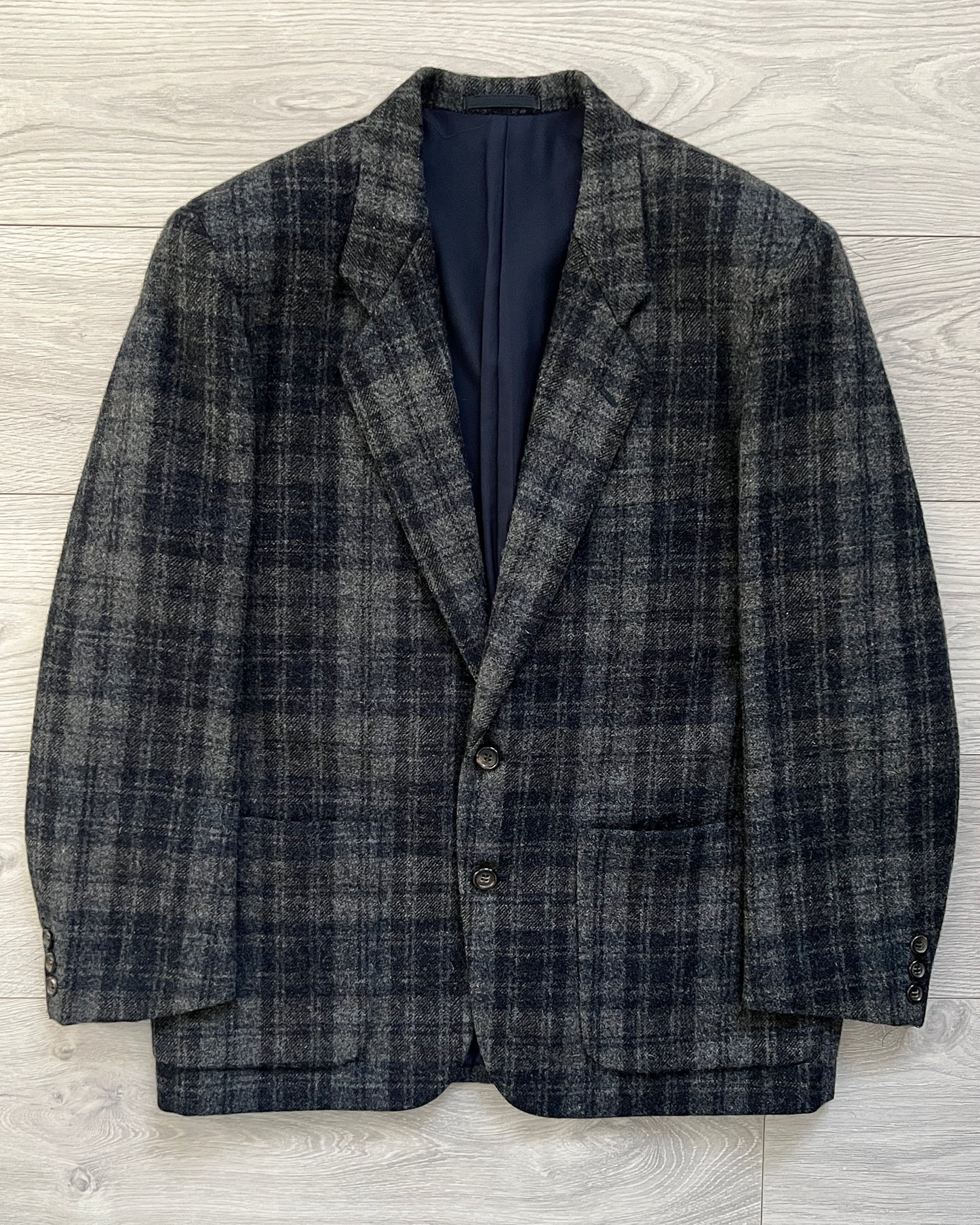 Comme Des Garcons Homme 1990s Thick Wool Pleated Suit - Size S/30
