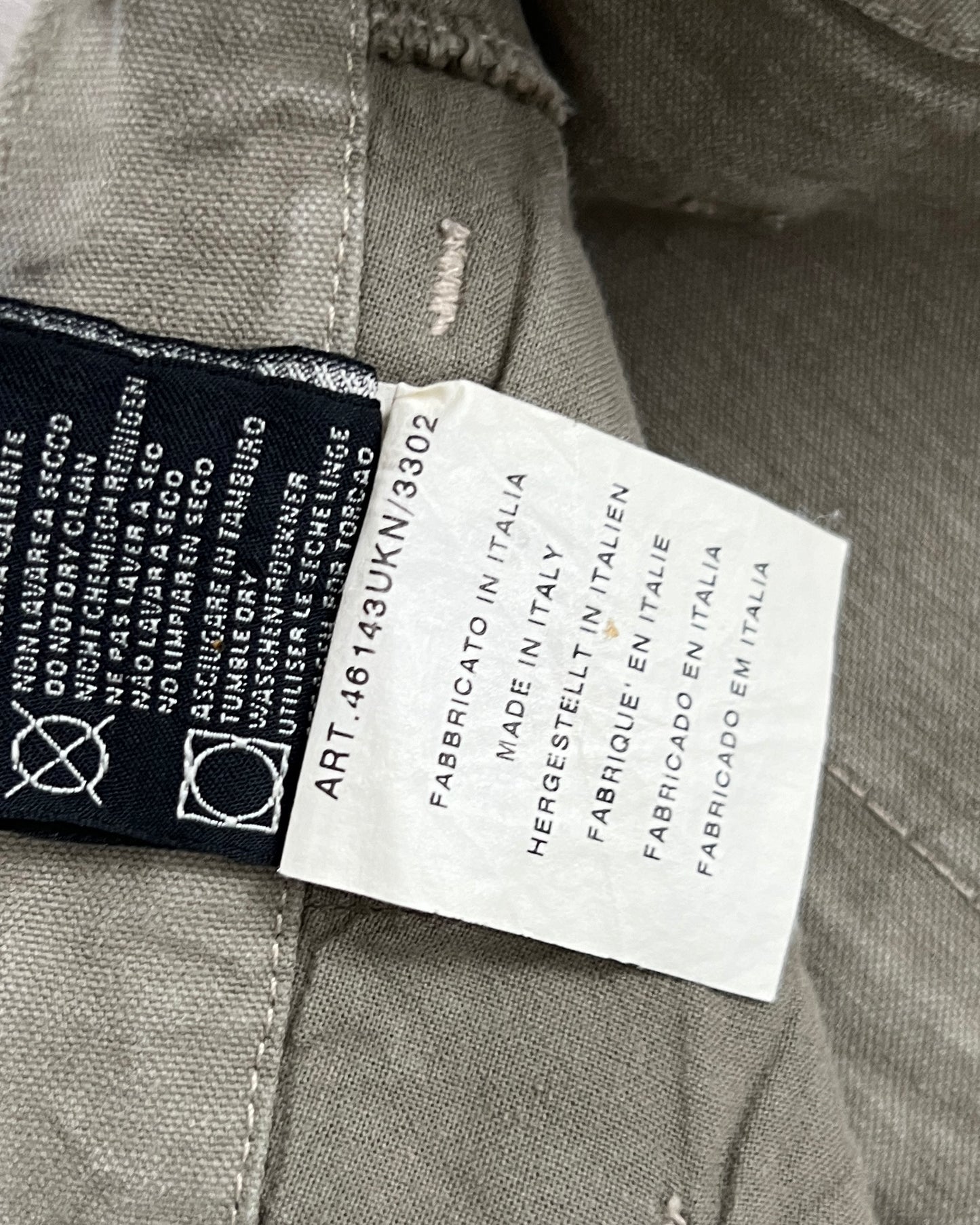 Stone Island FW2007 Fatigue Military Flight Pants - Size 30