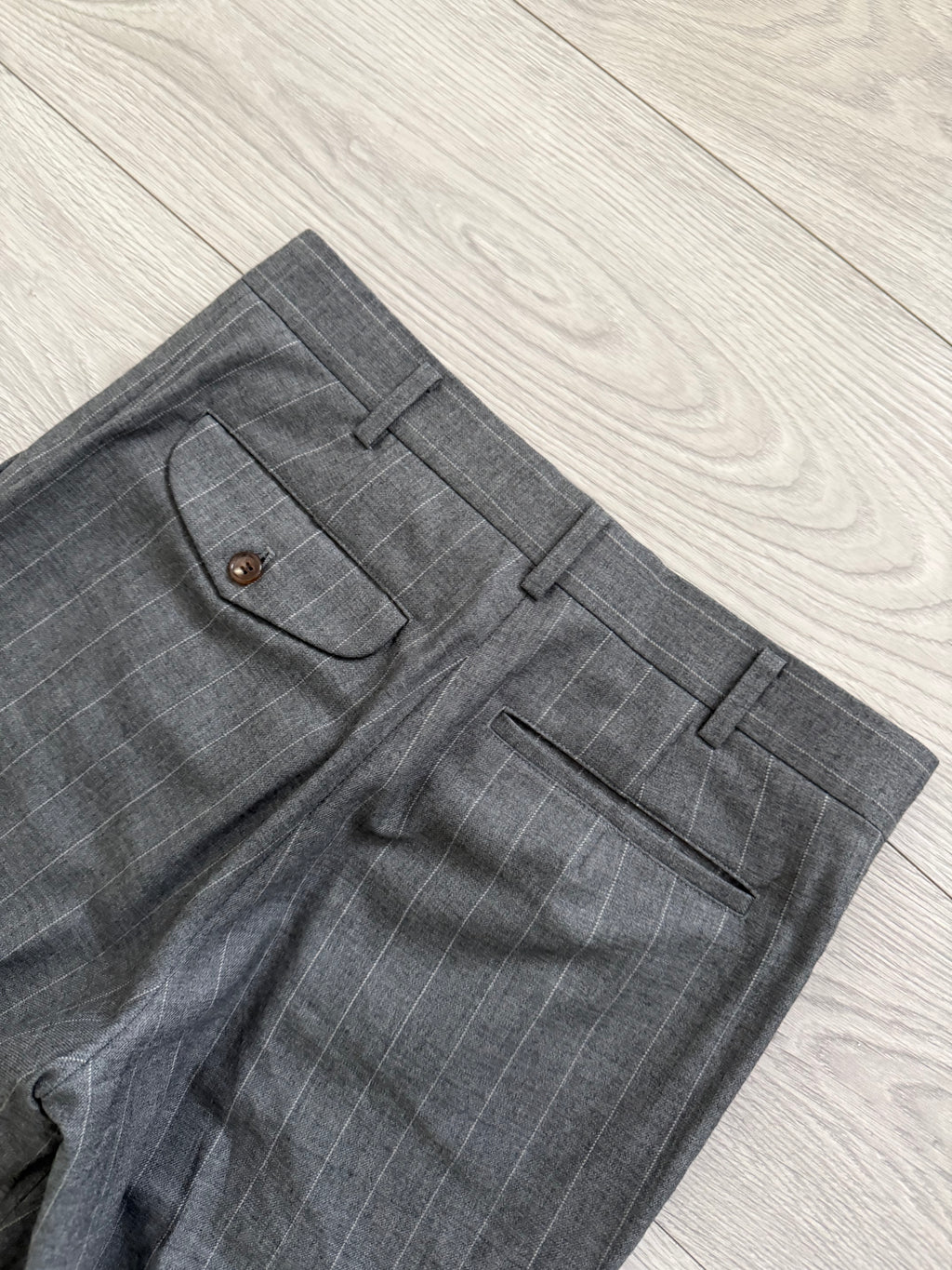Comme Des Garcons Homme Plus AW2009 Curve Panelled Wool Suit - Size XS Jacket / 30" Waist