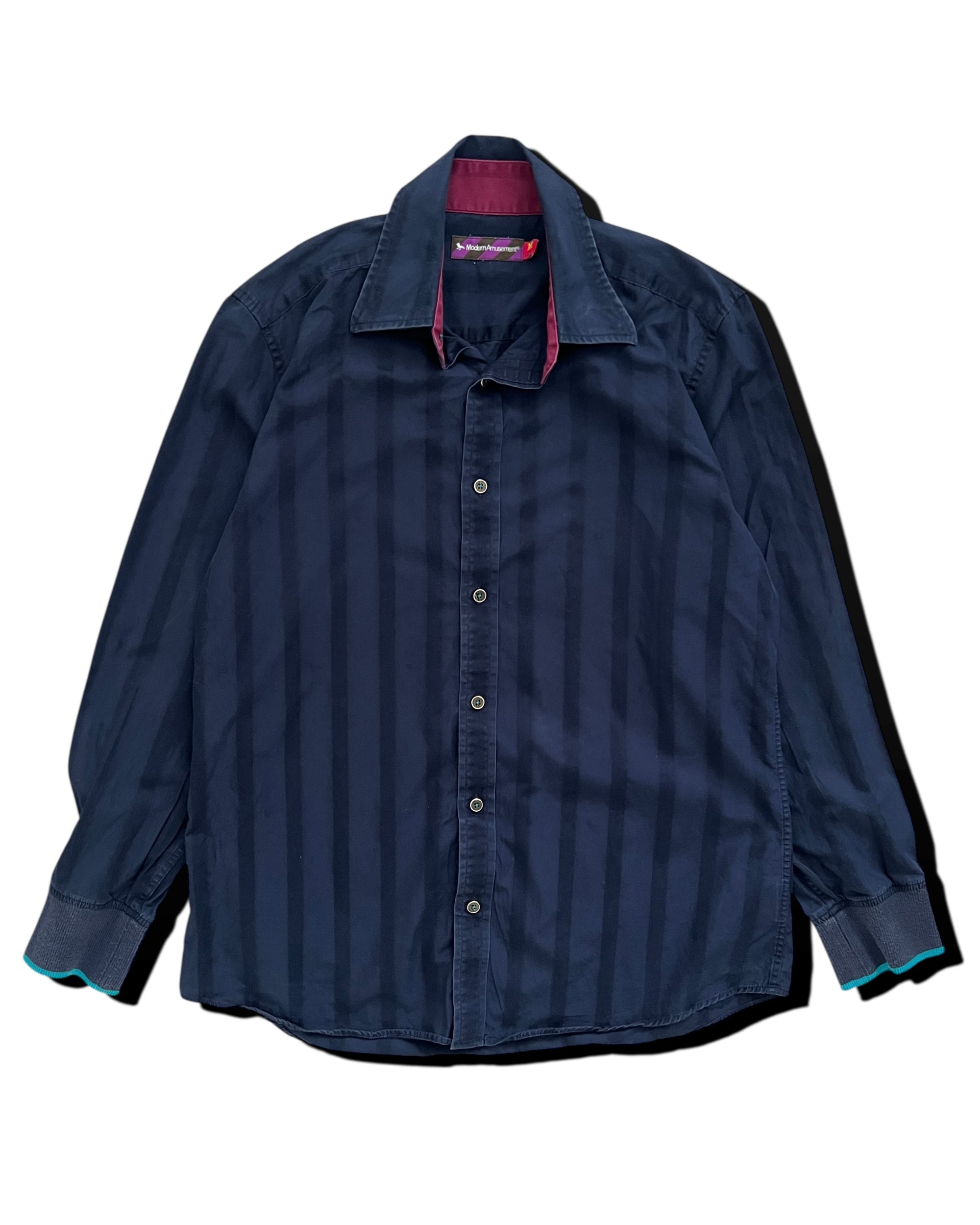 Modern Amusement Ribbed Cuff Shirt - Size M