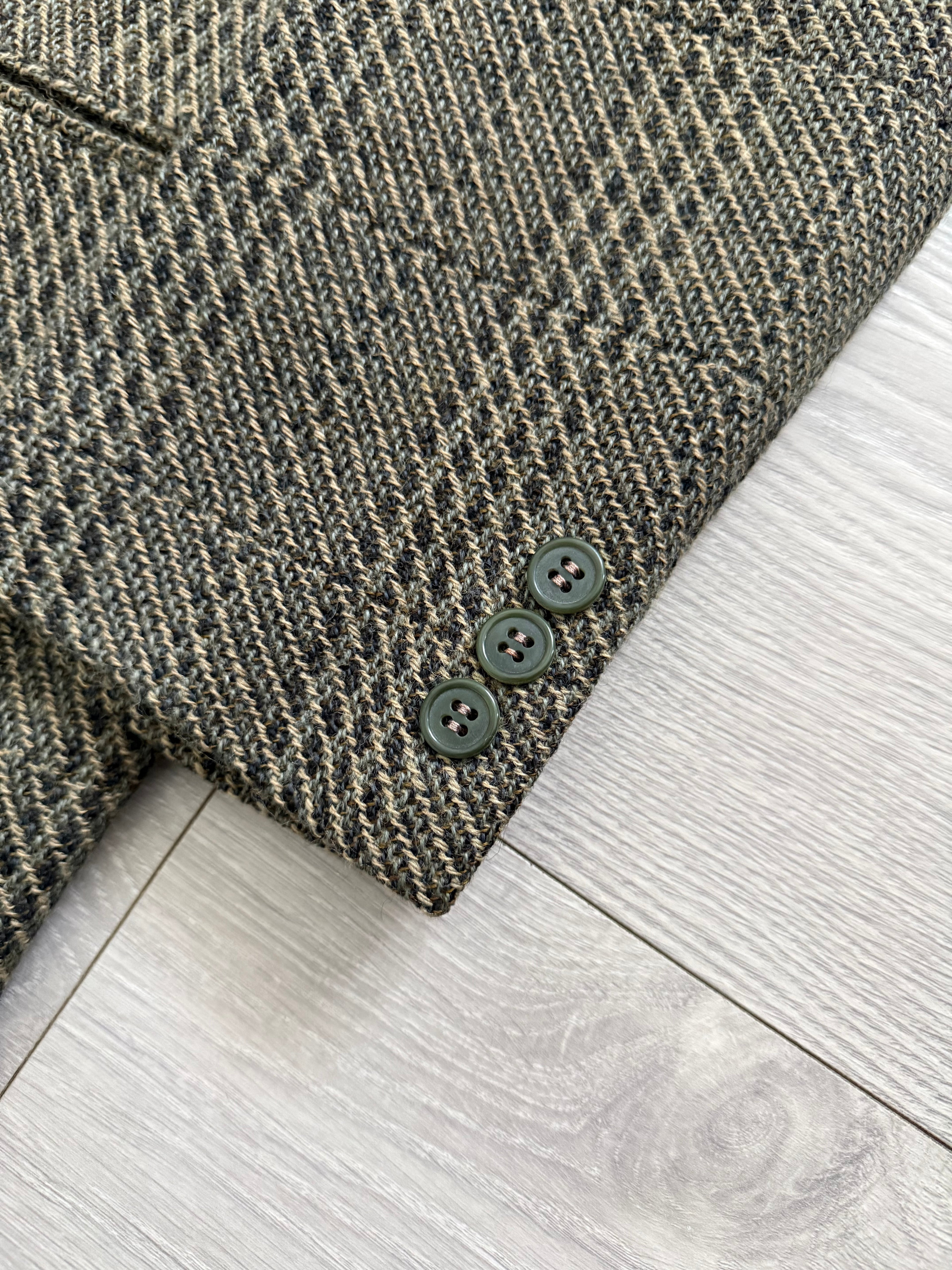 Giorgio Armani 1980s 2B Textured Wool Sports Jacket Blazer - Size S