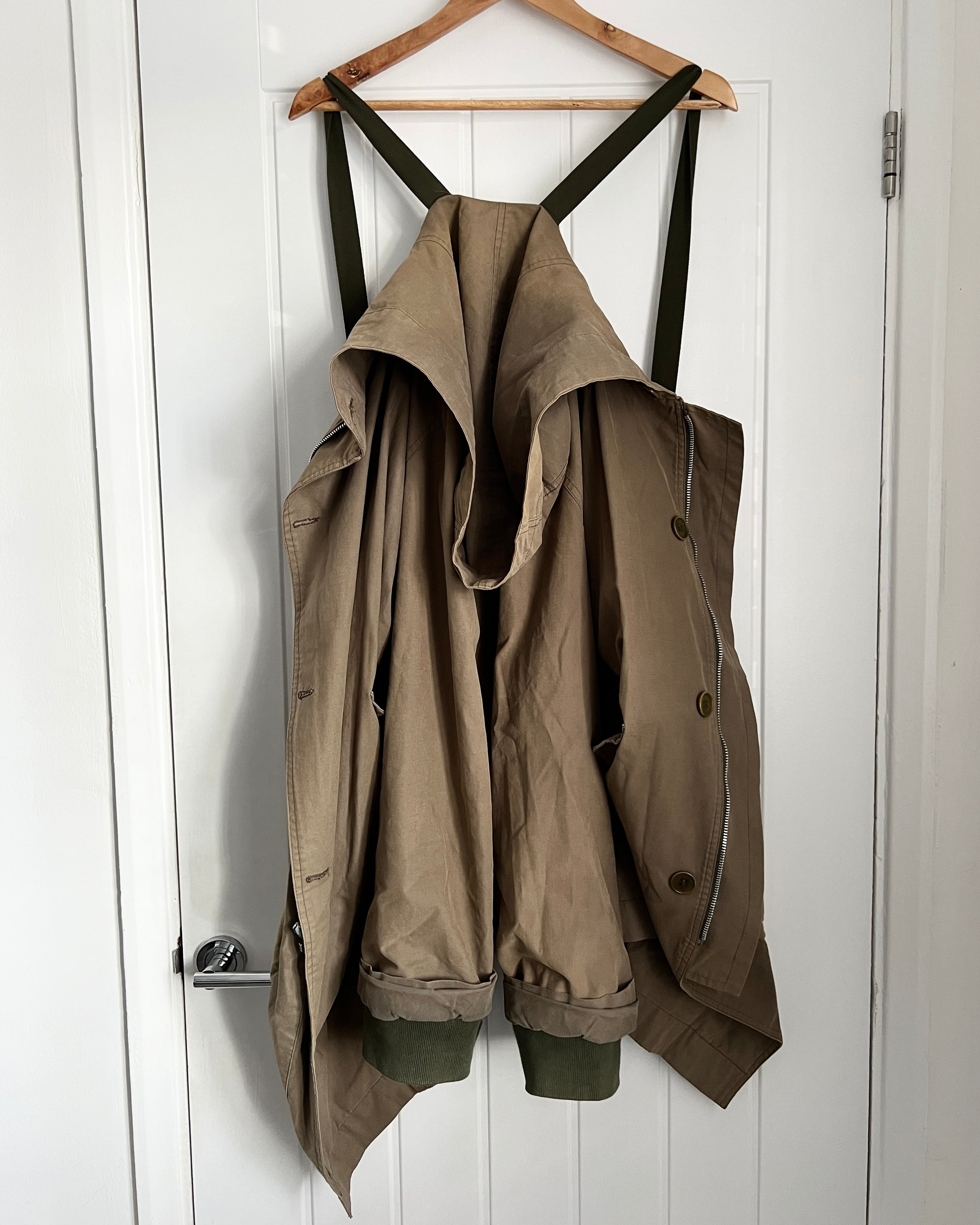 Helmut Lang 1990s Bondage Parachute Military Parka - Size M 