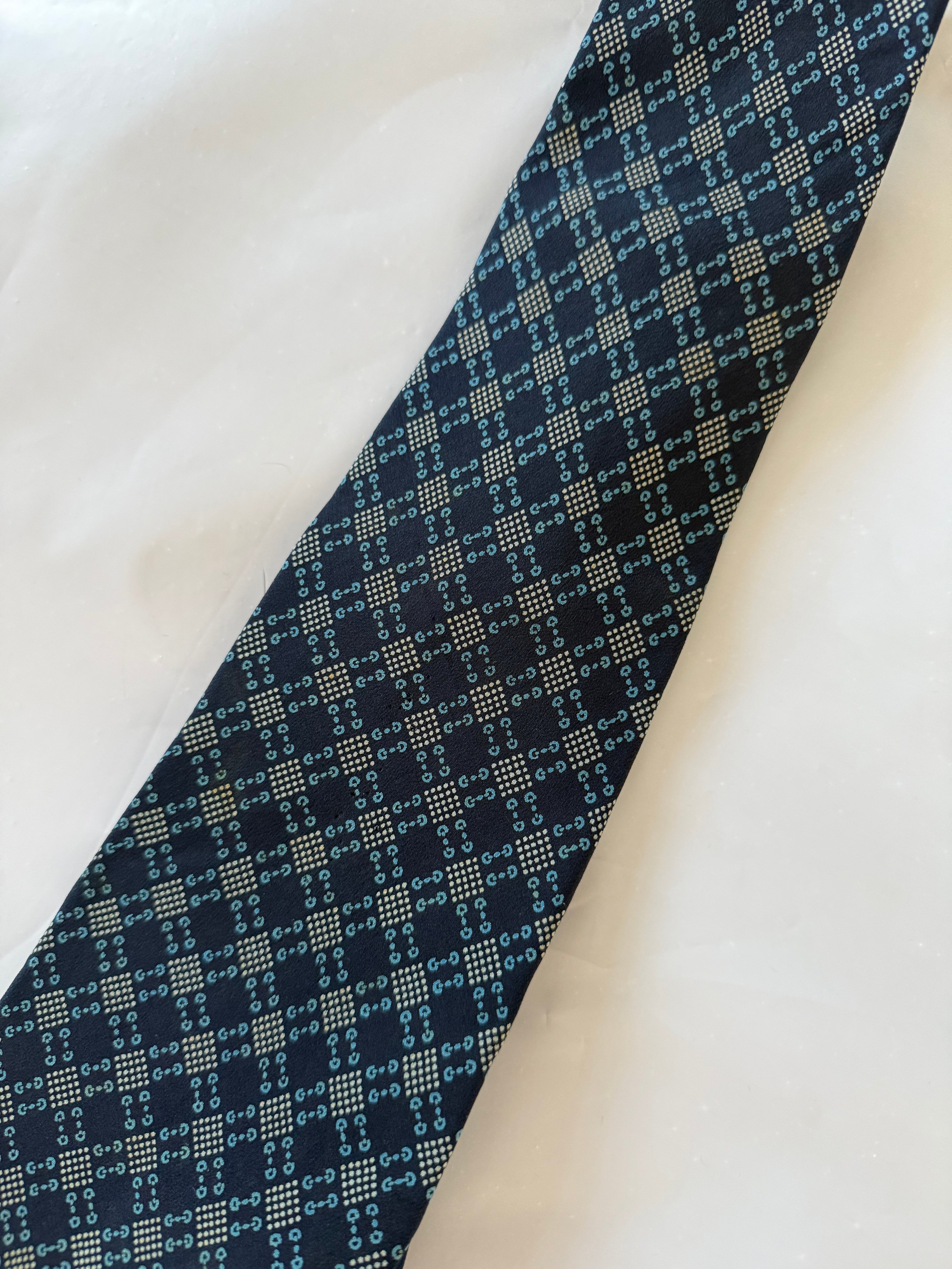 Celine 1990s Silk Tie