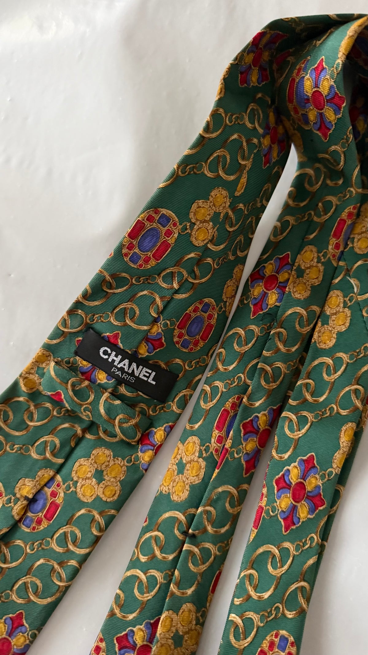 Chanel 1990s Silk Tie
