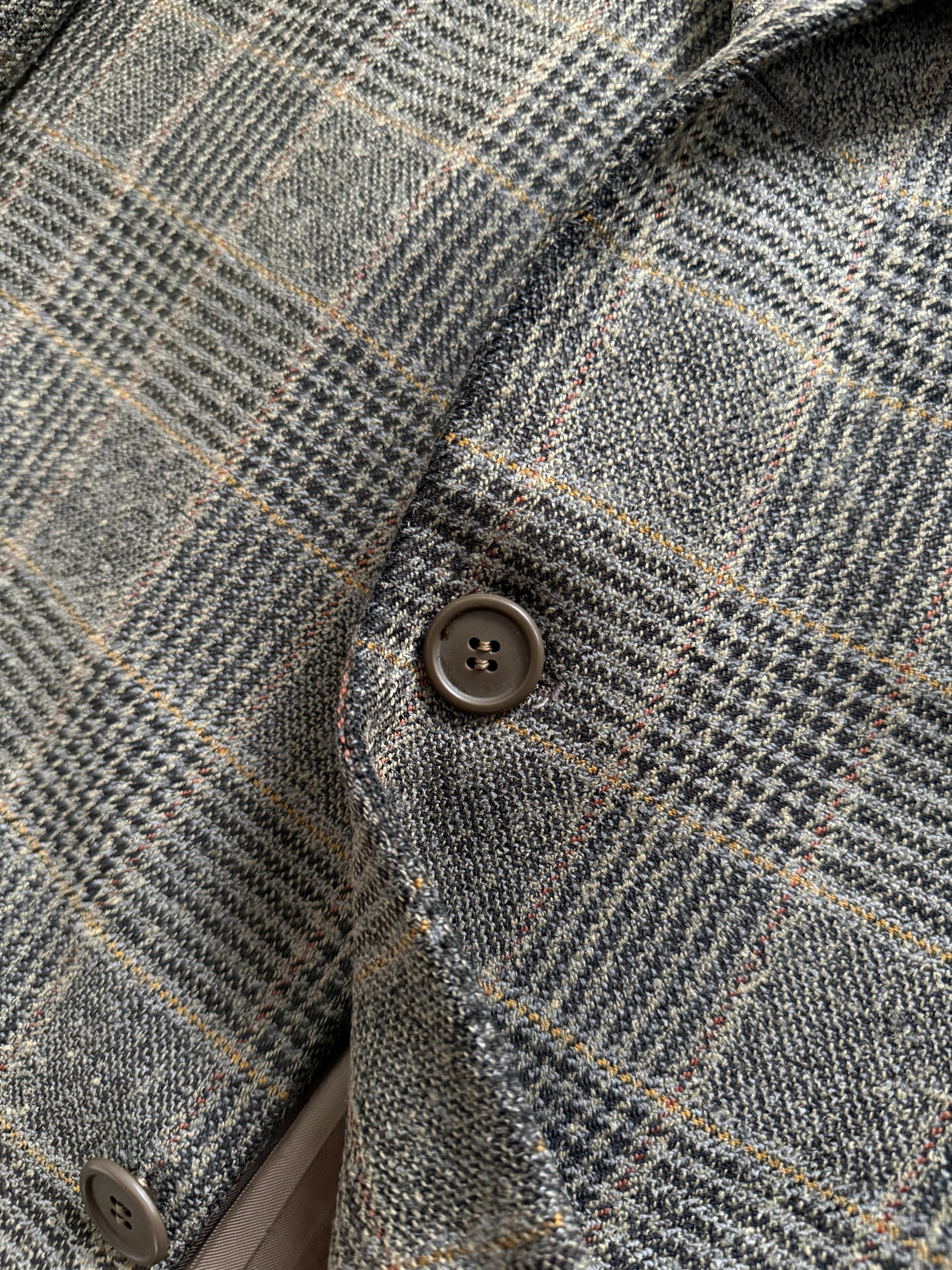 Giorgio Armani 1980s Rolled 3B Textured Wool Sport Jacket Blazer - Size XL
