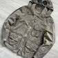 C.P. Company SS2006 Tinto Terra Mille Miglia Garment Dyed Cargo Goggle Jacket - Size M