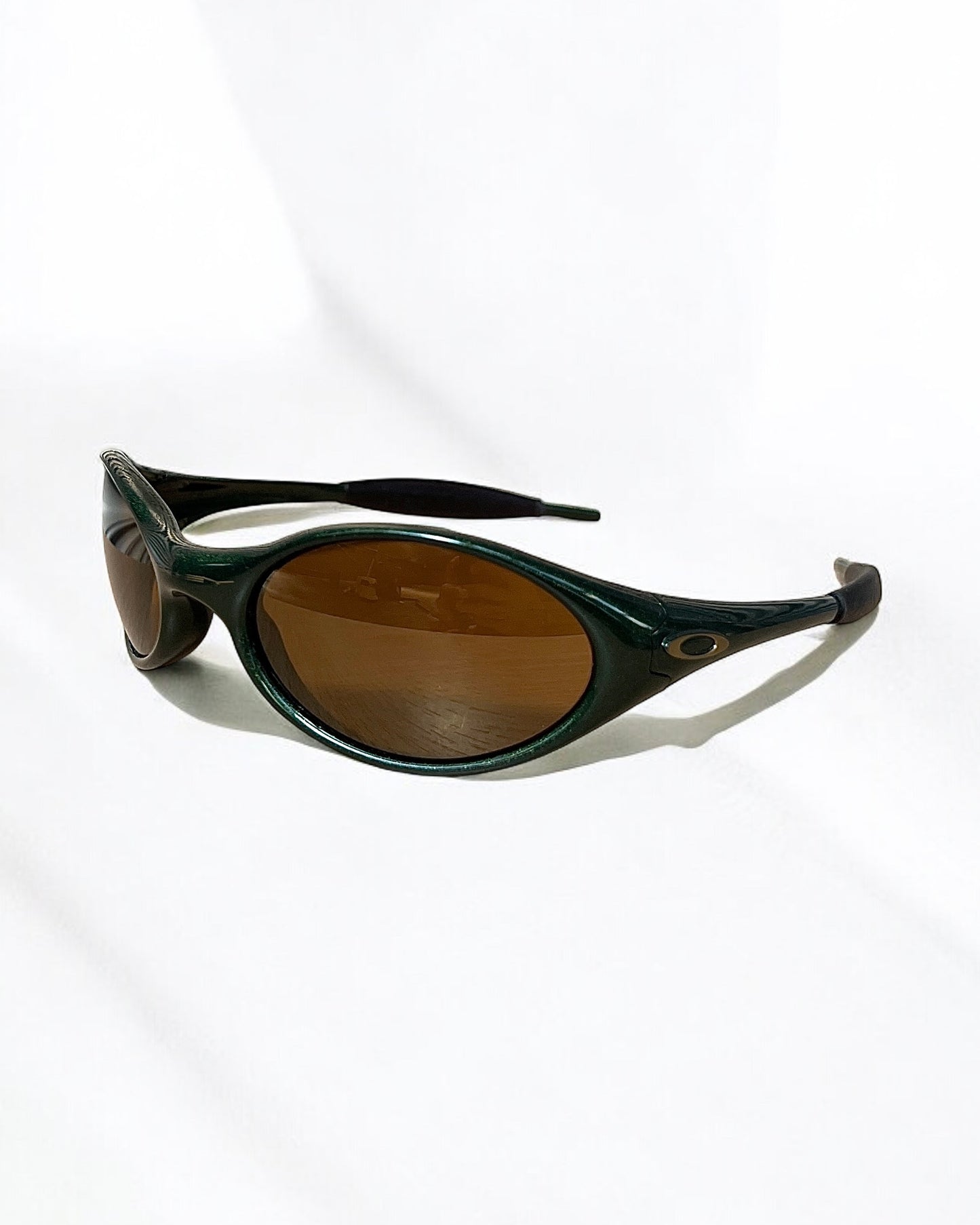 Oakley 1994 Eye Jacket Sunglasses in Moss Green/Gold Iridium