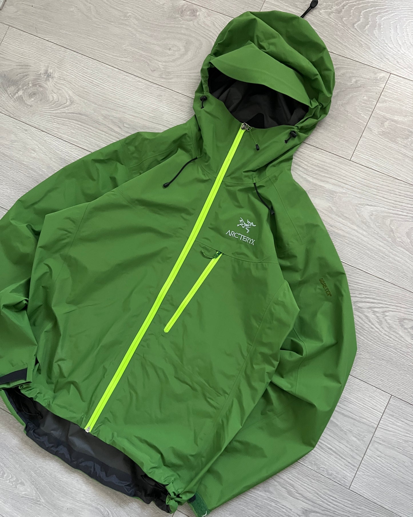 Arcteryx Alpha SL Green Gore-Tex Technical Jacket - Size M