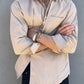 Comme Des Garcons Homme Deux 1997 Textured Check Shirt - Size M