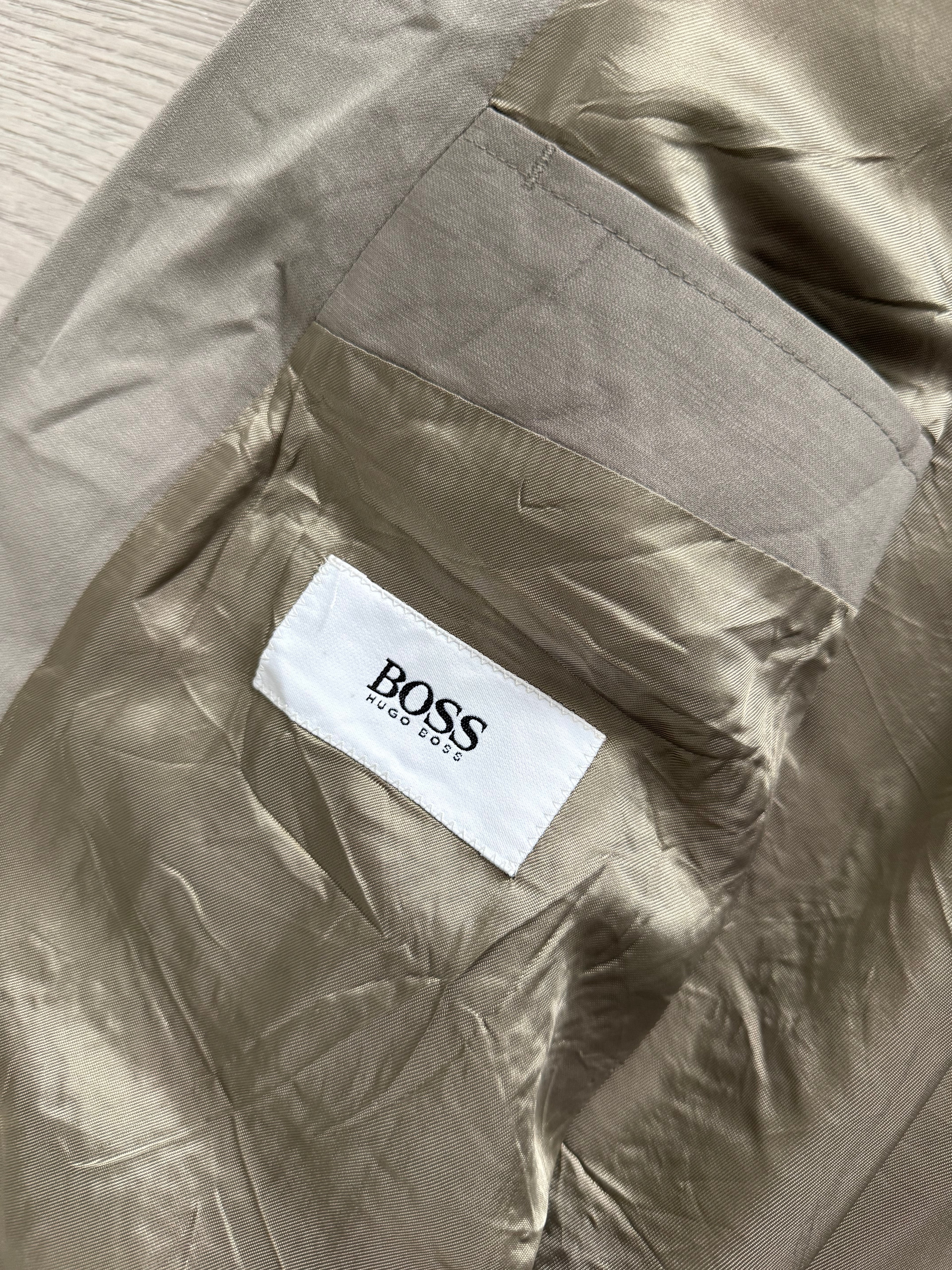 Hugo Boss 1980s 'Al Capone' Double Breasted Peaked Lapel Sports Jacket Blazer - Size XL