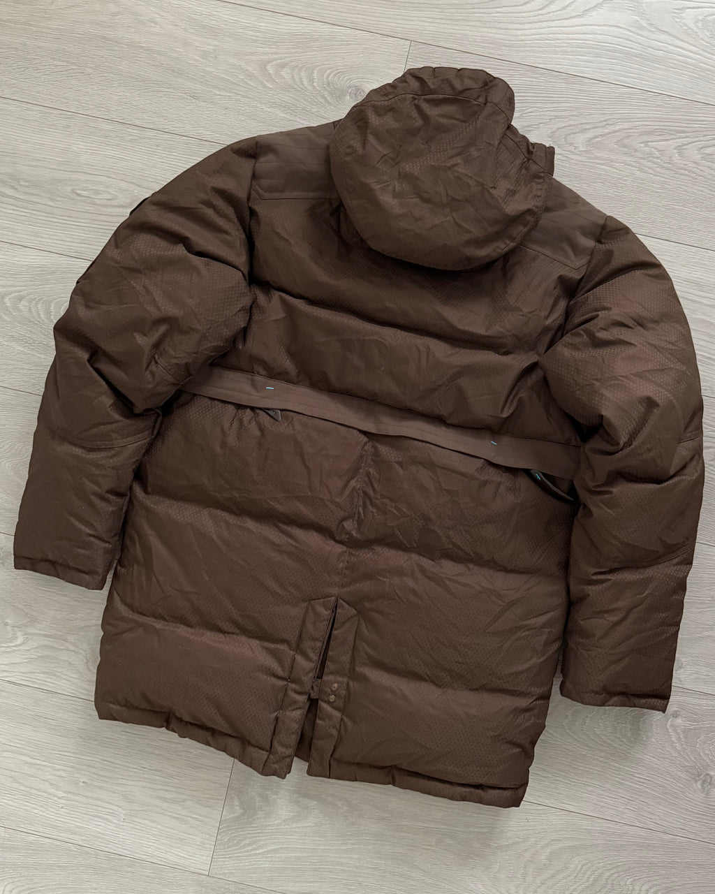 Salomon FW2007 Brown Down Filled Technical Puffer Parka - Size M