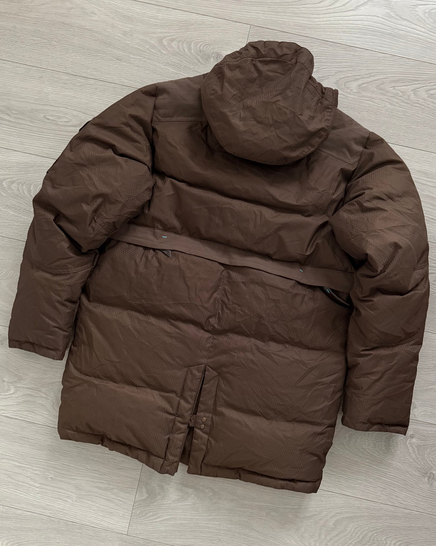 Salomon FW2007 Brown Down Filled Technical Puffer Parka - Size M