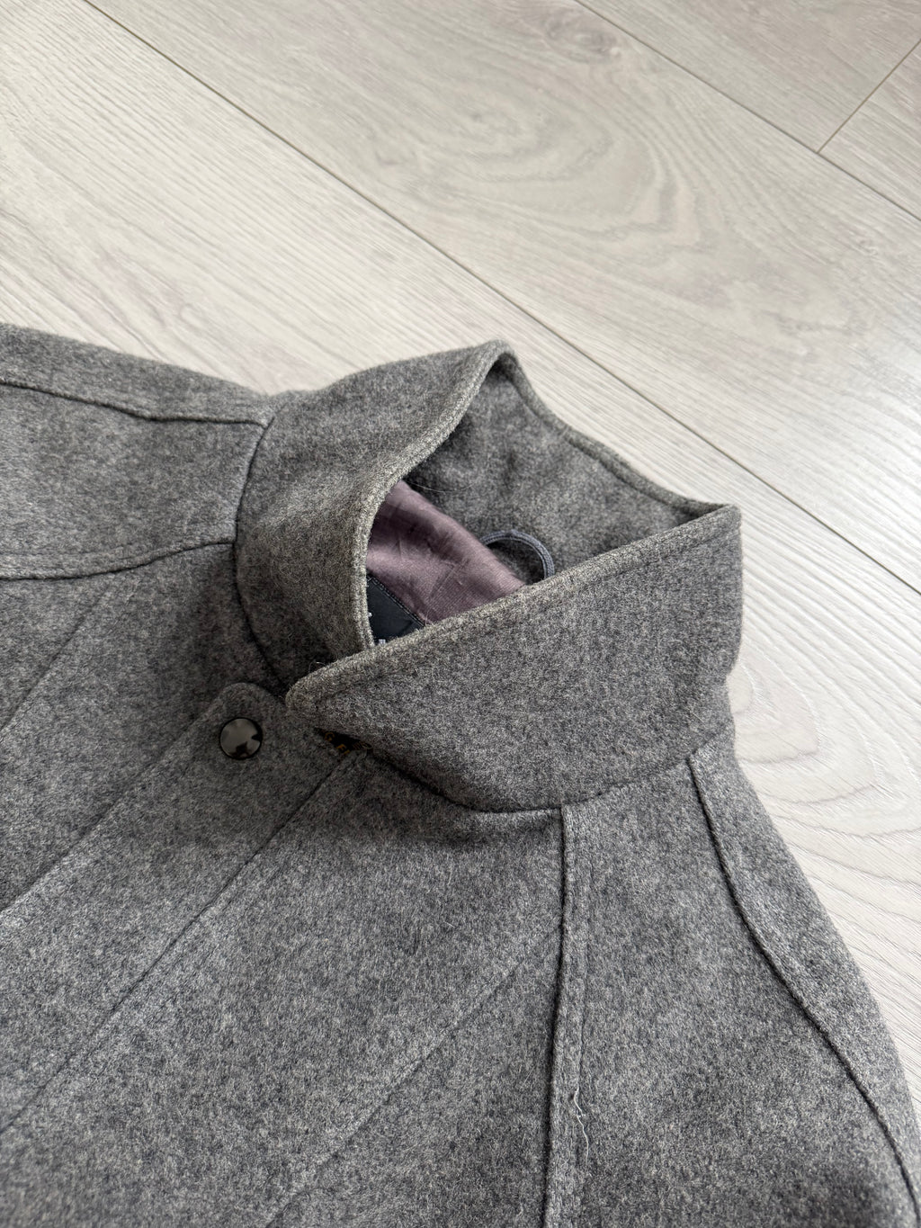 London Fog Vintage 1990s Wool Blouson Bomber Jacket - Size L