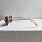 Helmut Lang 1999 Titanium Metal Sunglasses