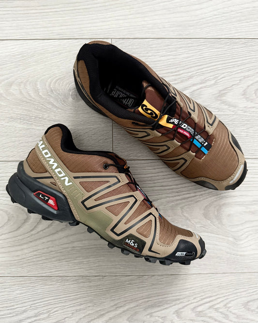 Salomon SpeedCross 3 Trail Shoes in Urban Tan - Size US10
