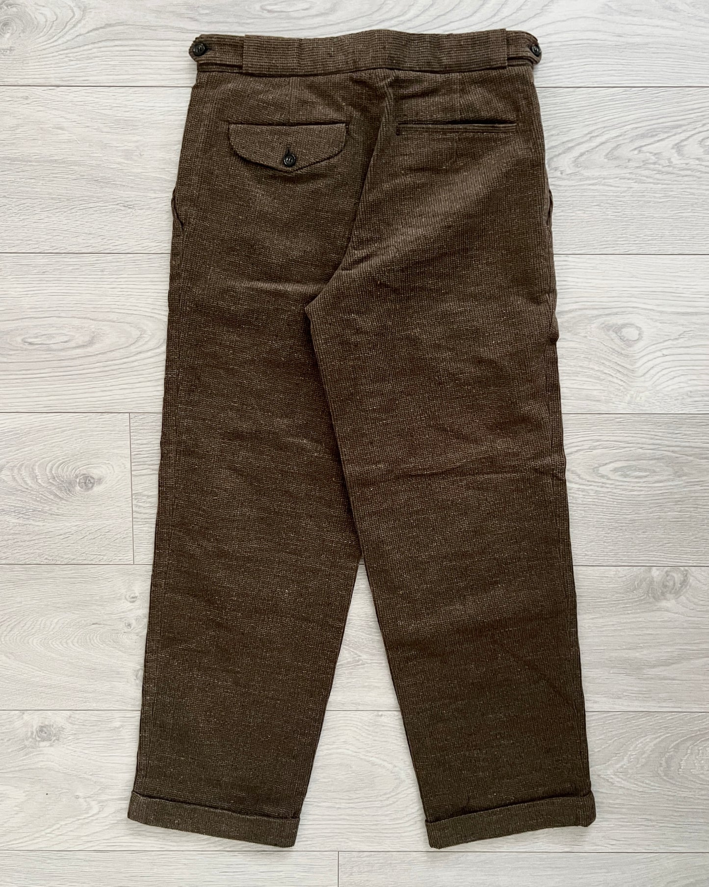 Comme Des Garcons Homme Plus 1990s Sample Wool Trousers - Size 30