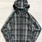 Salomon 00s Clima Pro Waterproof Softshell Grid Pattern Tech Jacket - Size S