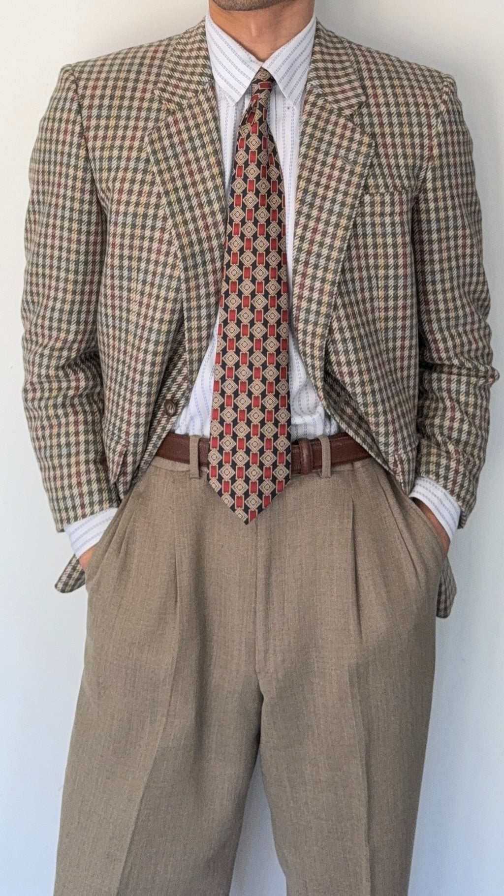 Christian Dior 1980s 2B Wool Sports Jacket Blazer - Size XS