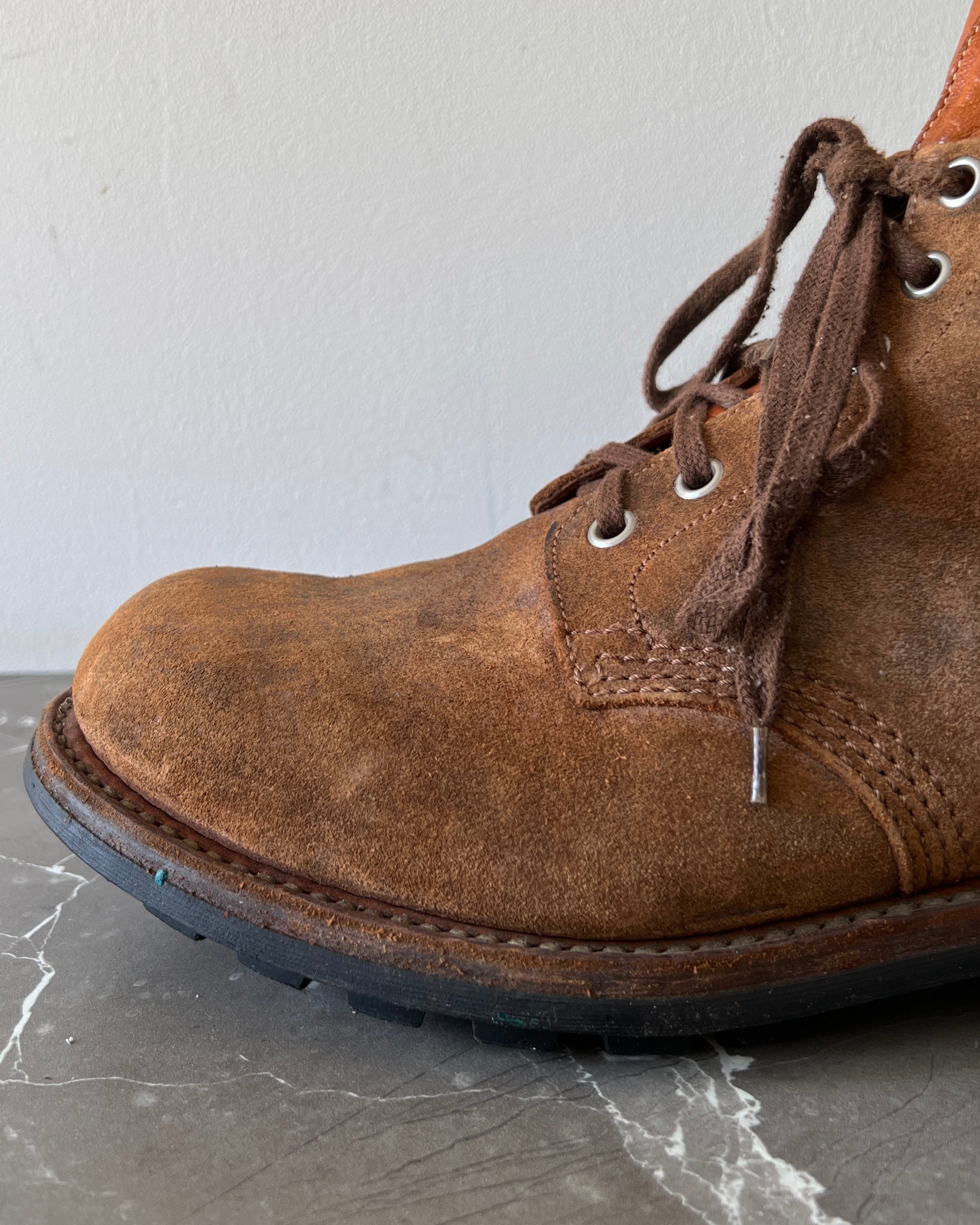 Martin Margiela FW2004 Artisanal Line (0)(10) Reconstructed Military Boots - Size US10