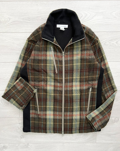 Comme Des Garcons SHIRT 2009 Technical Plaid Wool Jacket - Size M