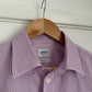Armani 2004 Striped Snap Collar Shirt - Size M