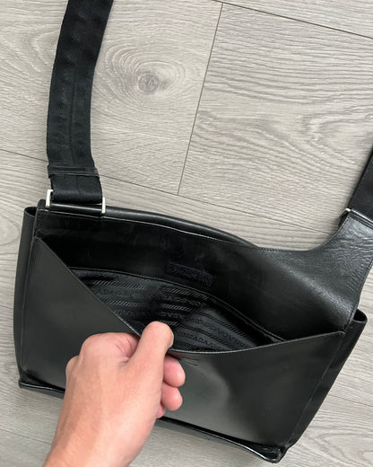 Prada SS1999 Leather Cargo Phone Pouch Crossbody Bag