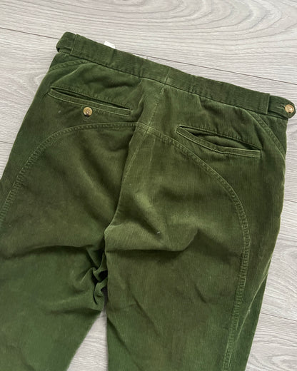 Comme Des Garcons Homme Plus AW03 Green Cord Pants - Size 30