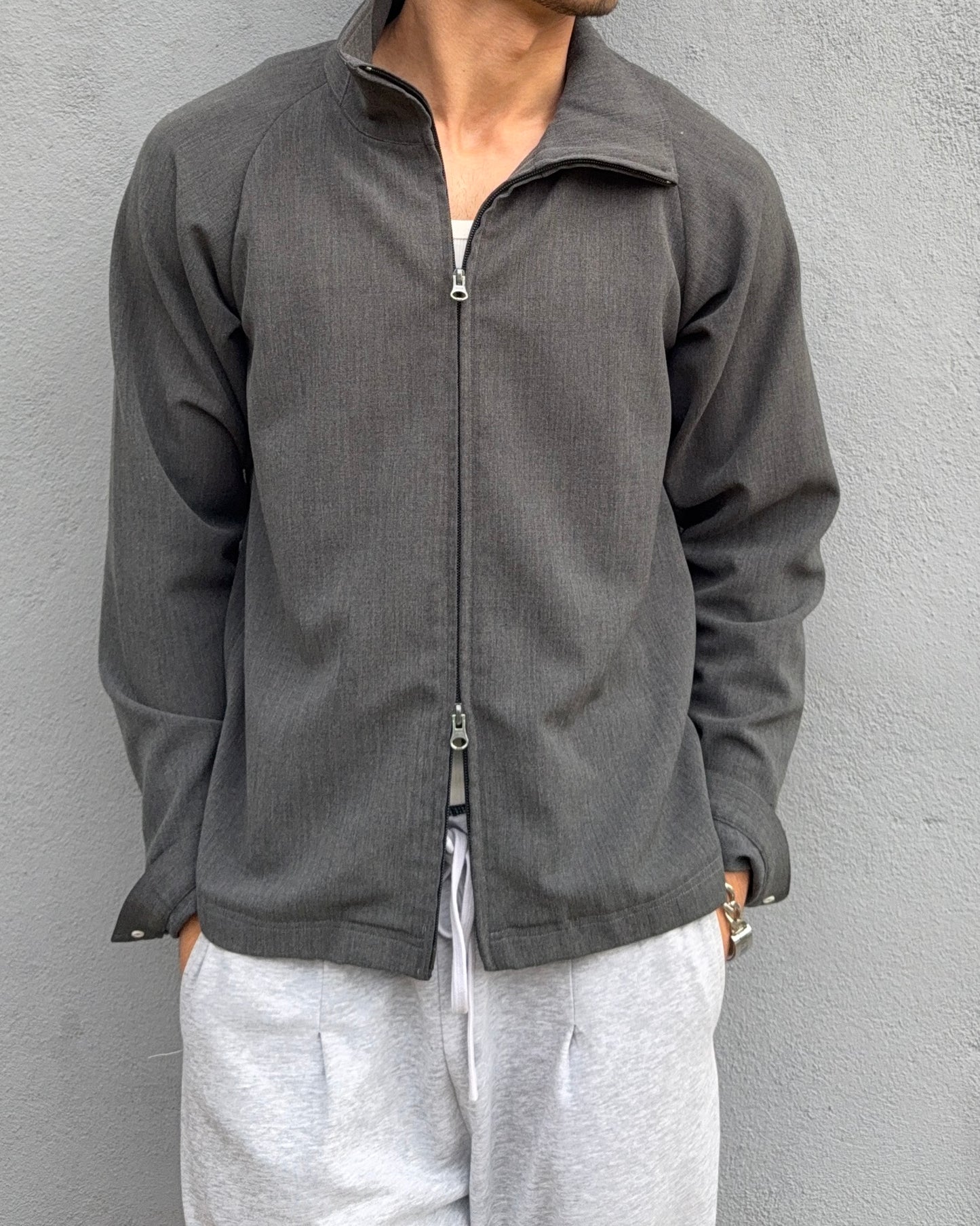 Number (N)ine 2006 High Neck Dual Zip Jacket - Size M