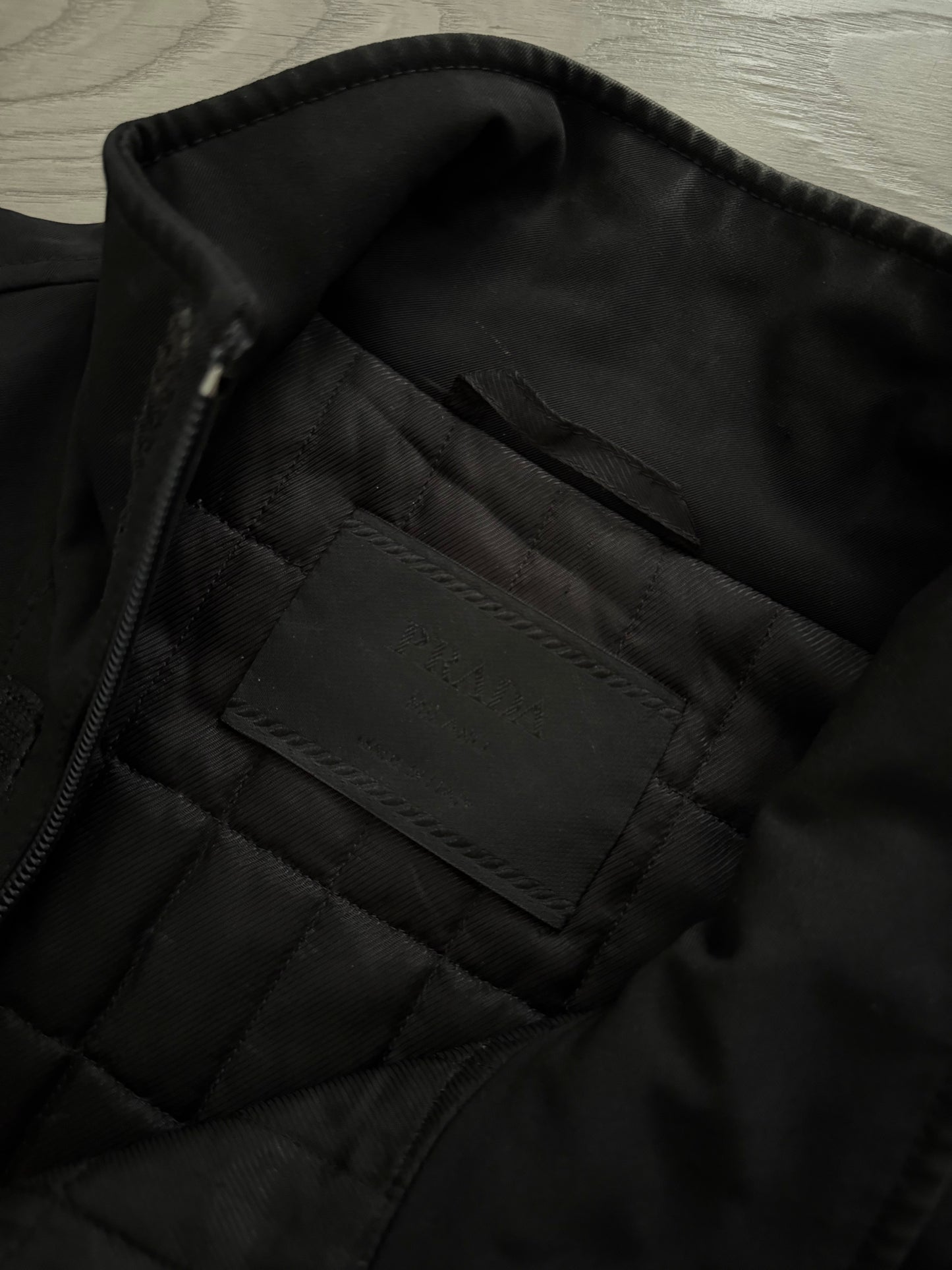 Prada FW1998 Runway Tech Nylon Padded Pullover Jacket - Size S