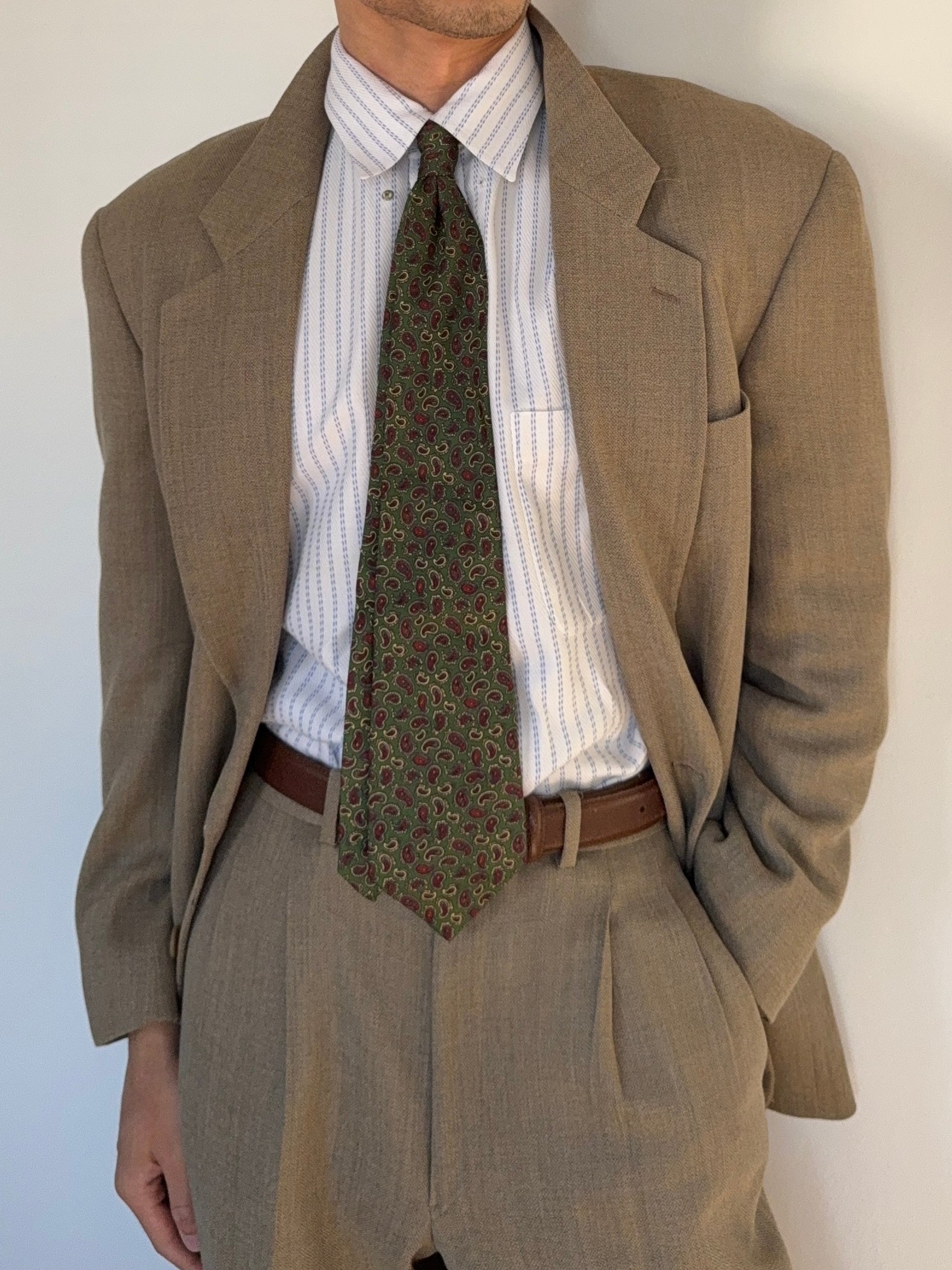 Hardy Aimes 1990s Silk Tie