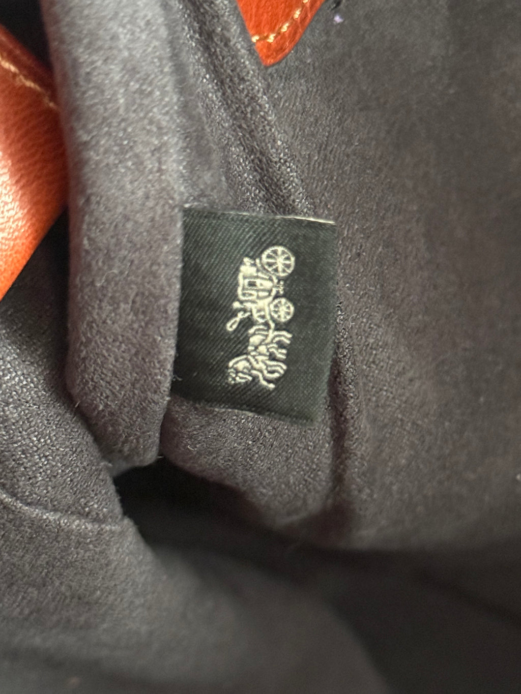 Coach New York Vintage Leather Hold-All Tote Bag