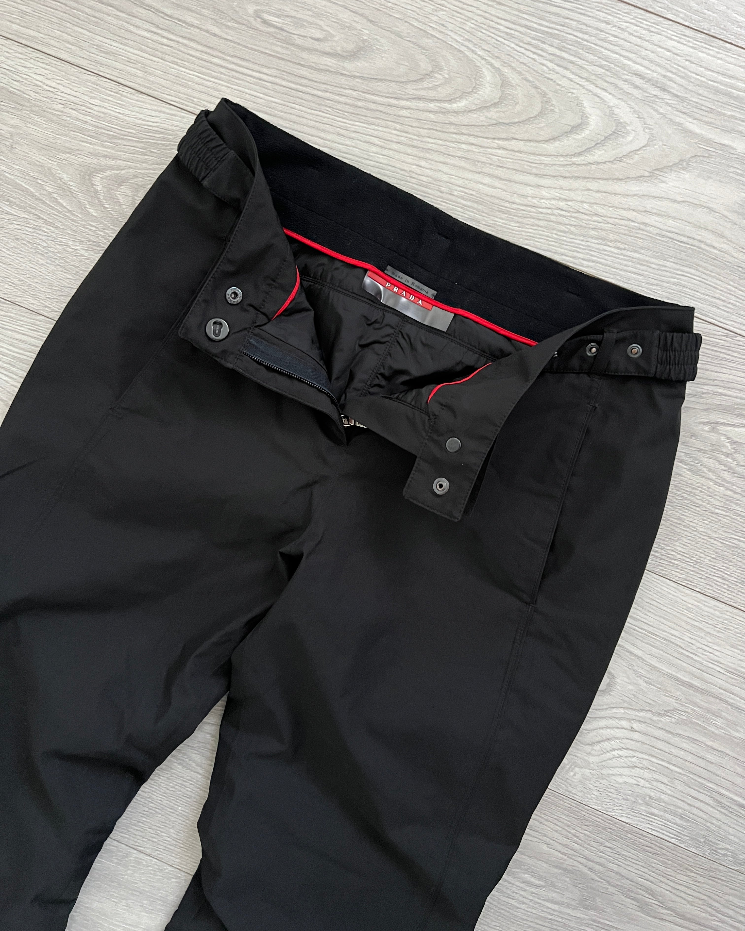 Prada Sport 00s Technical Gore-Tex Belted Insulated Pants - Size ...