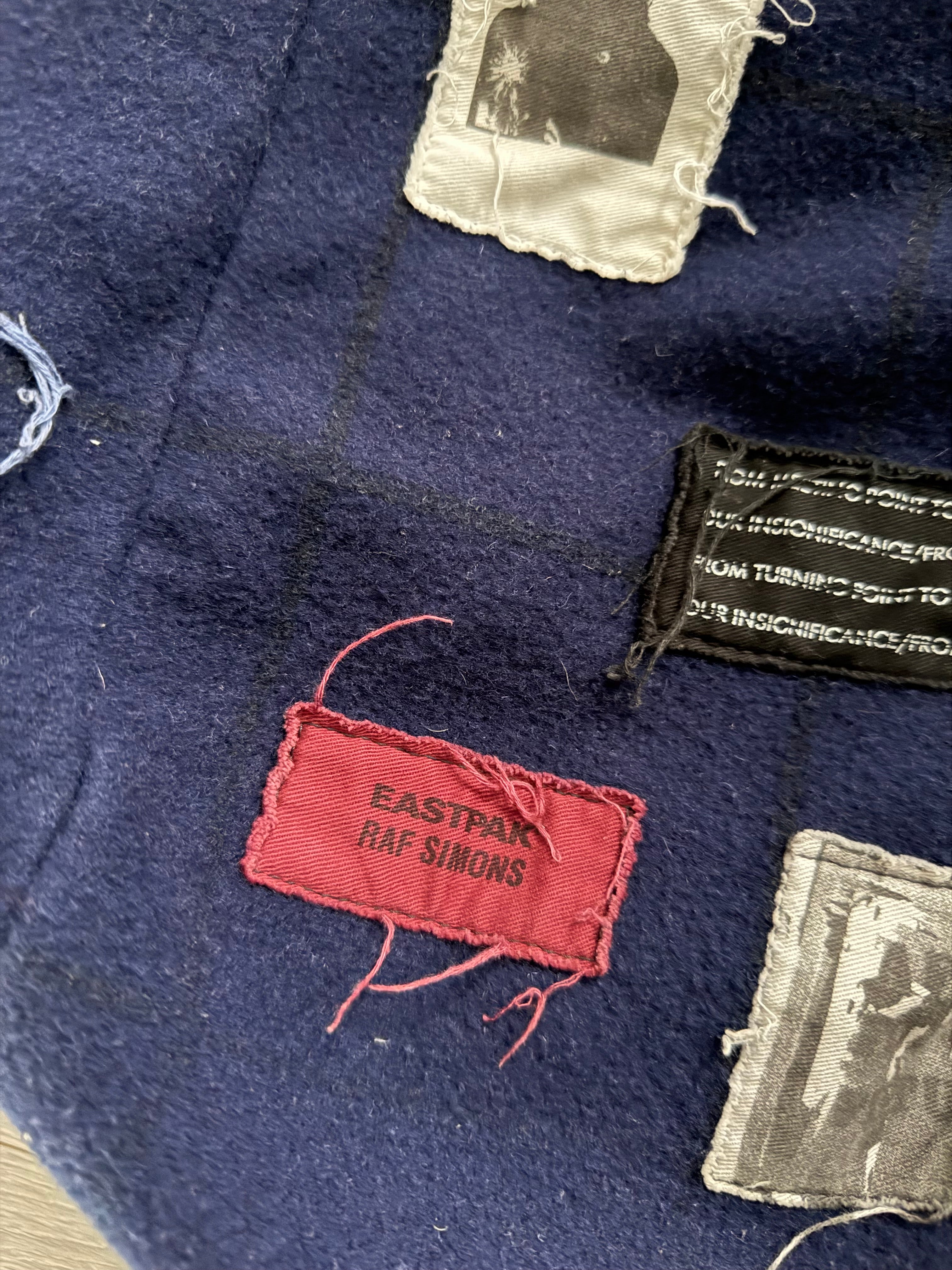 Raf Simons x Eastpak 2008 Wool Patchwork Bucket Bag