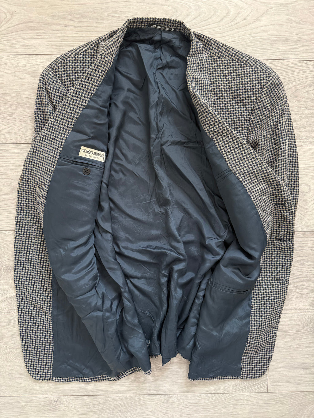 Giorgio Armani 1990s 2B Wool Textured Sport Jacket Blazer - Size XL