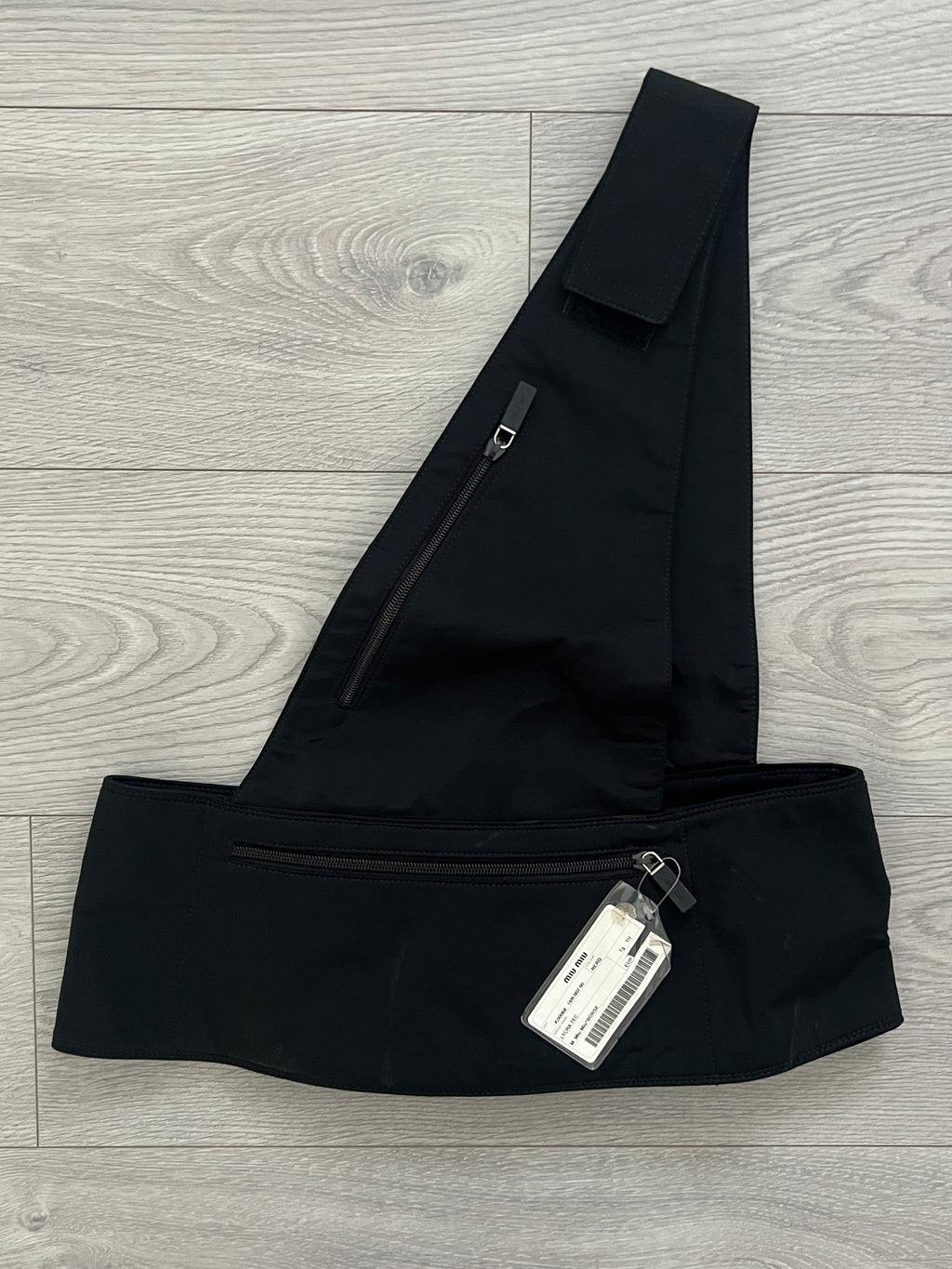 Miu Miu FW1999 Tech Fabric Utility Body Bag
