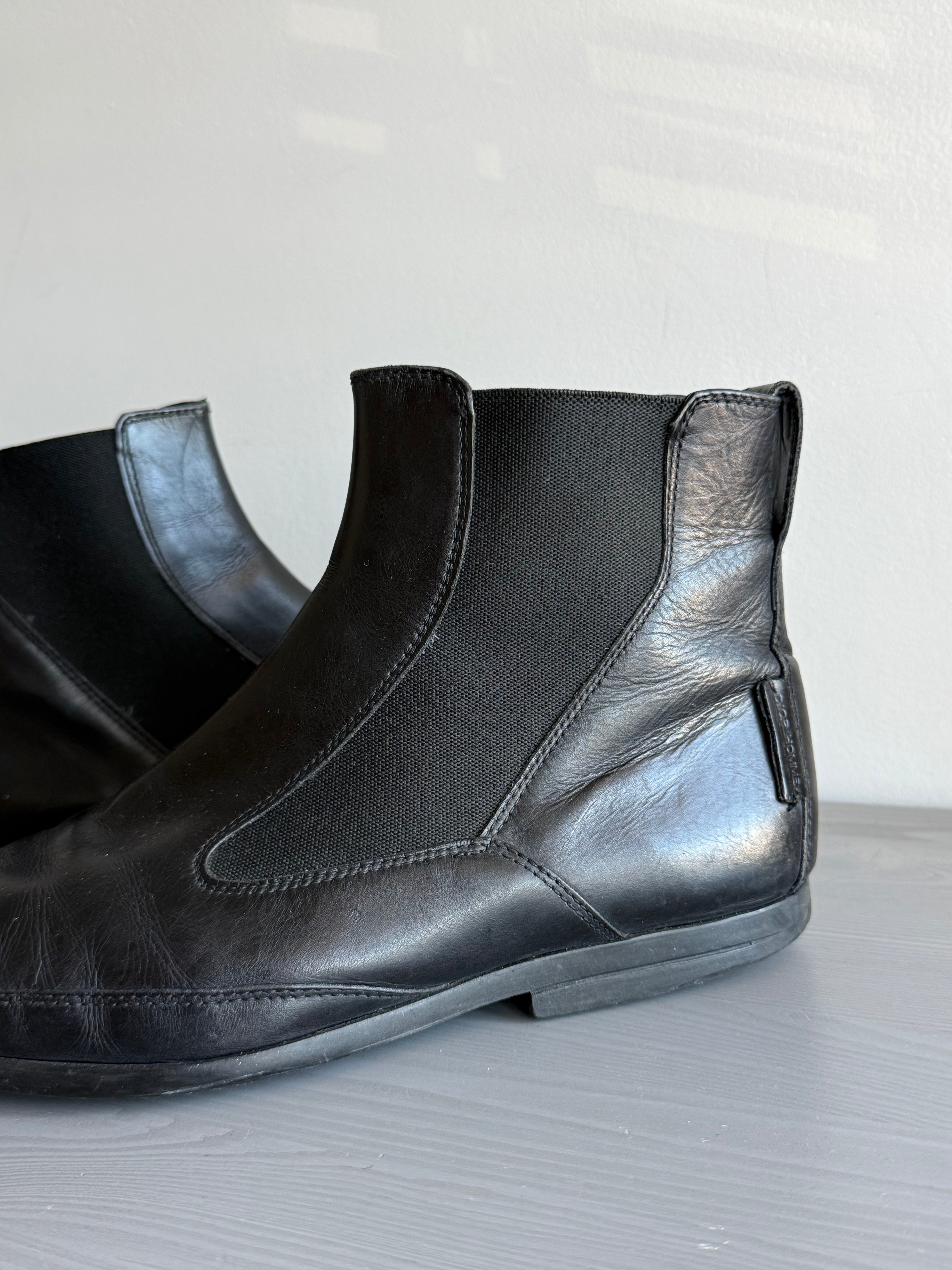 Dior Homme by Hedi Slimane AW2006 Leather Boots - Size EU42/UK8