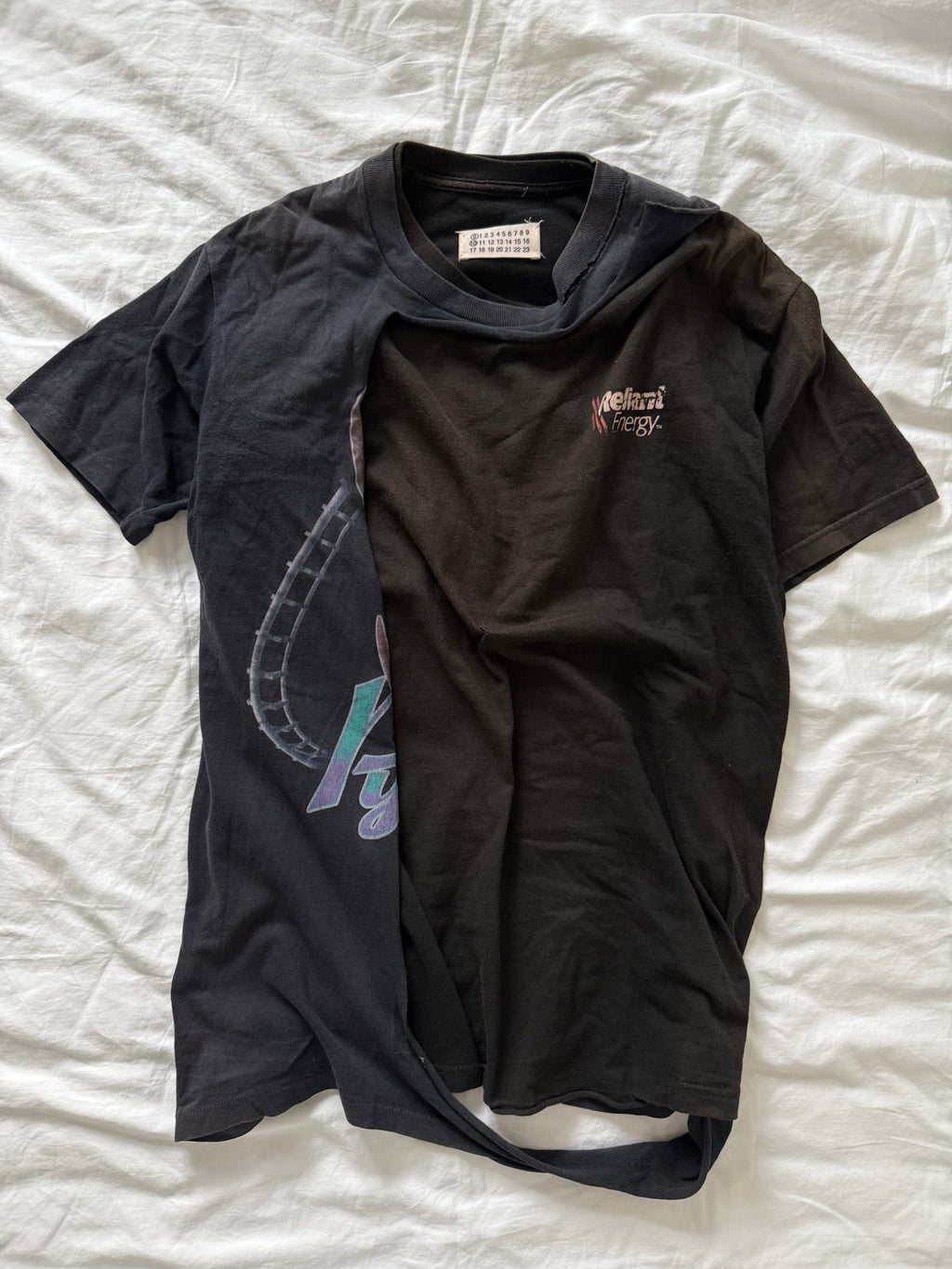 Maison Martin Margiela AW2004 Artisanal Line (0)(10) Reconstructed Double Layered T-Shirt - Size M