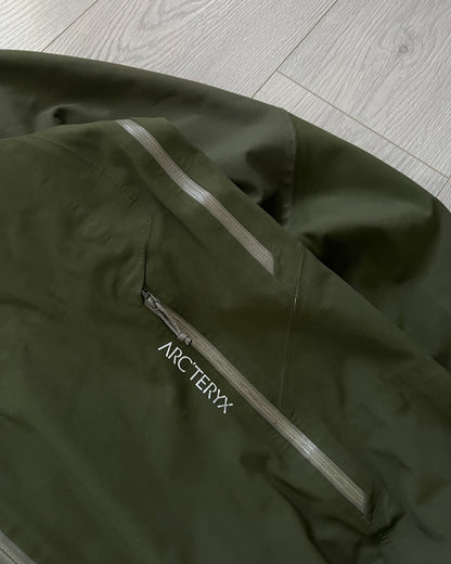 Arcteryx 00s Green Stingray Gore-Windstopper Waterproof Technical Jacket - Size L