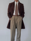 Hugo Boss 1990s 'Stratus' Wool Cashmere Coat - Size M