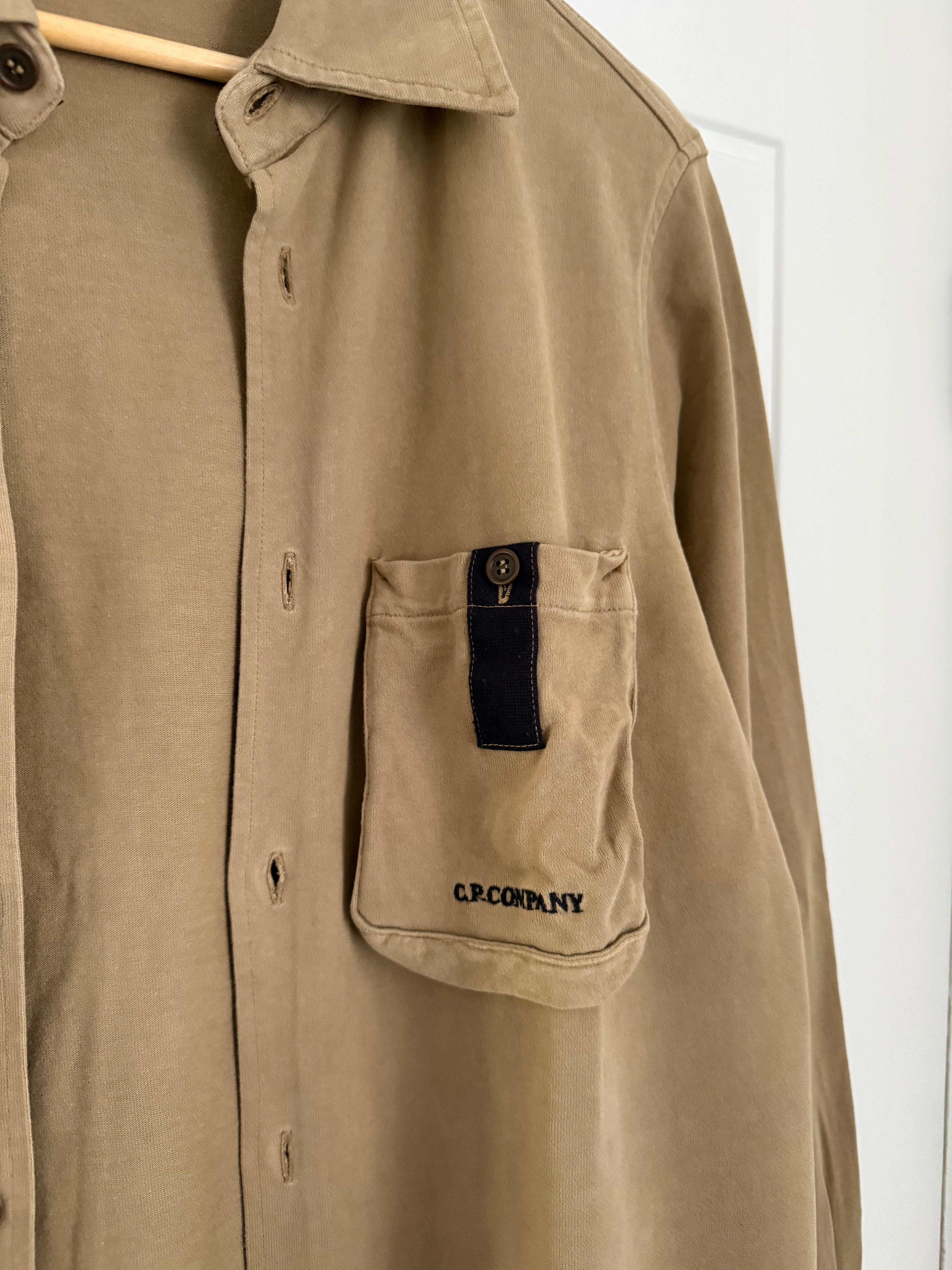 C.P. Company AW2006 Moleskin Cotton Military Shirt - Size S