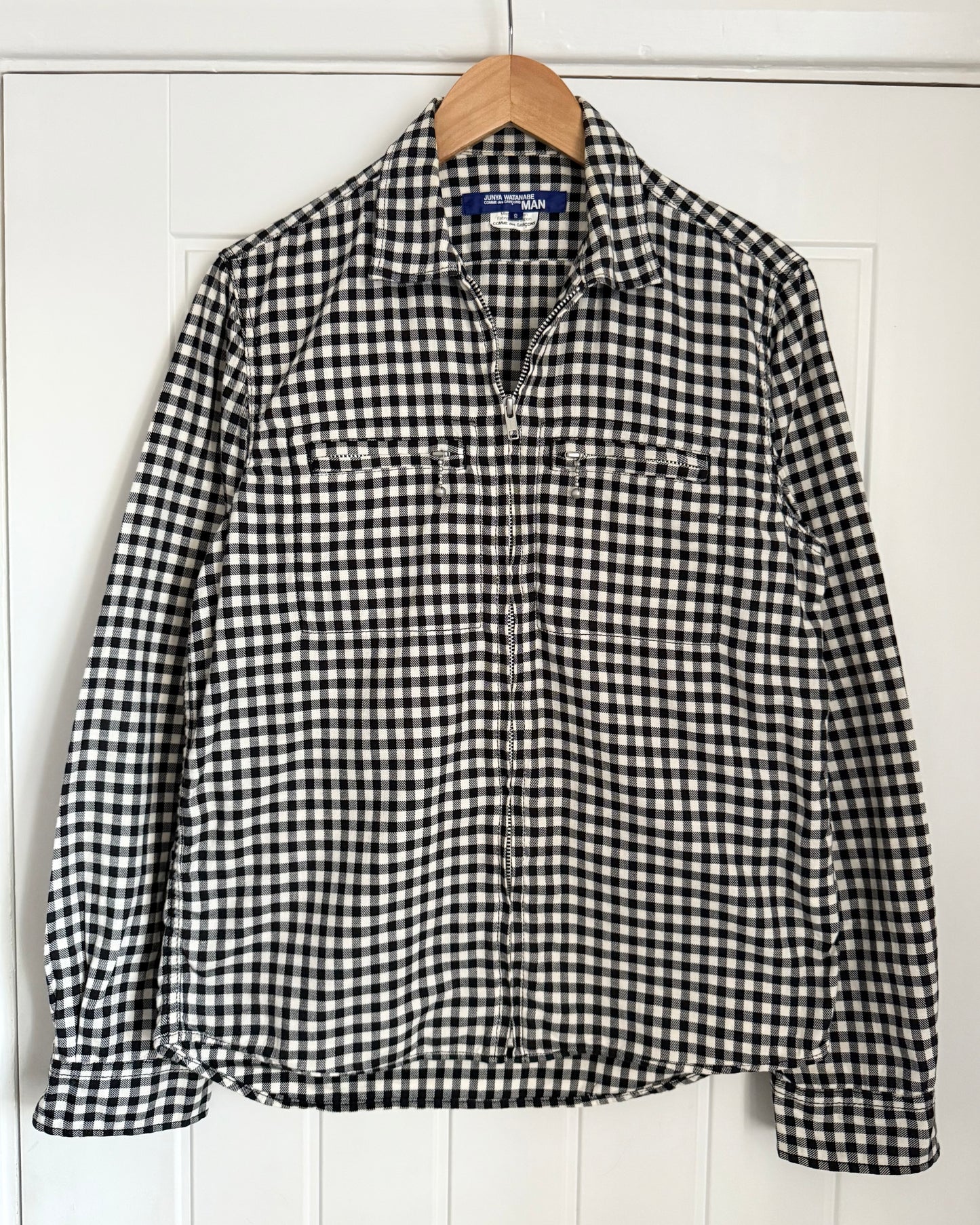 Junya Watanabe SS2008 Western Check Zip-Front Shirt - Size S