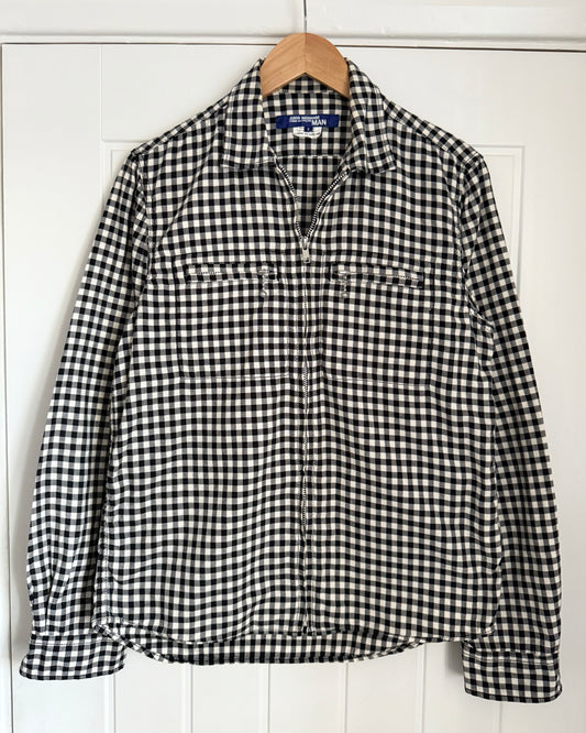 Junya Watanabe SS2008 Western Check Zip-Front Shirt - Size S