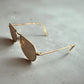Helmut Lang 1999 Titanium Aviator Sunglasses