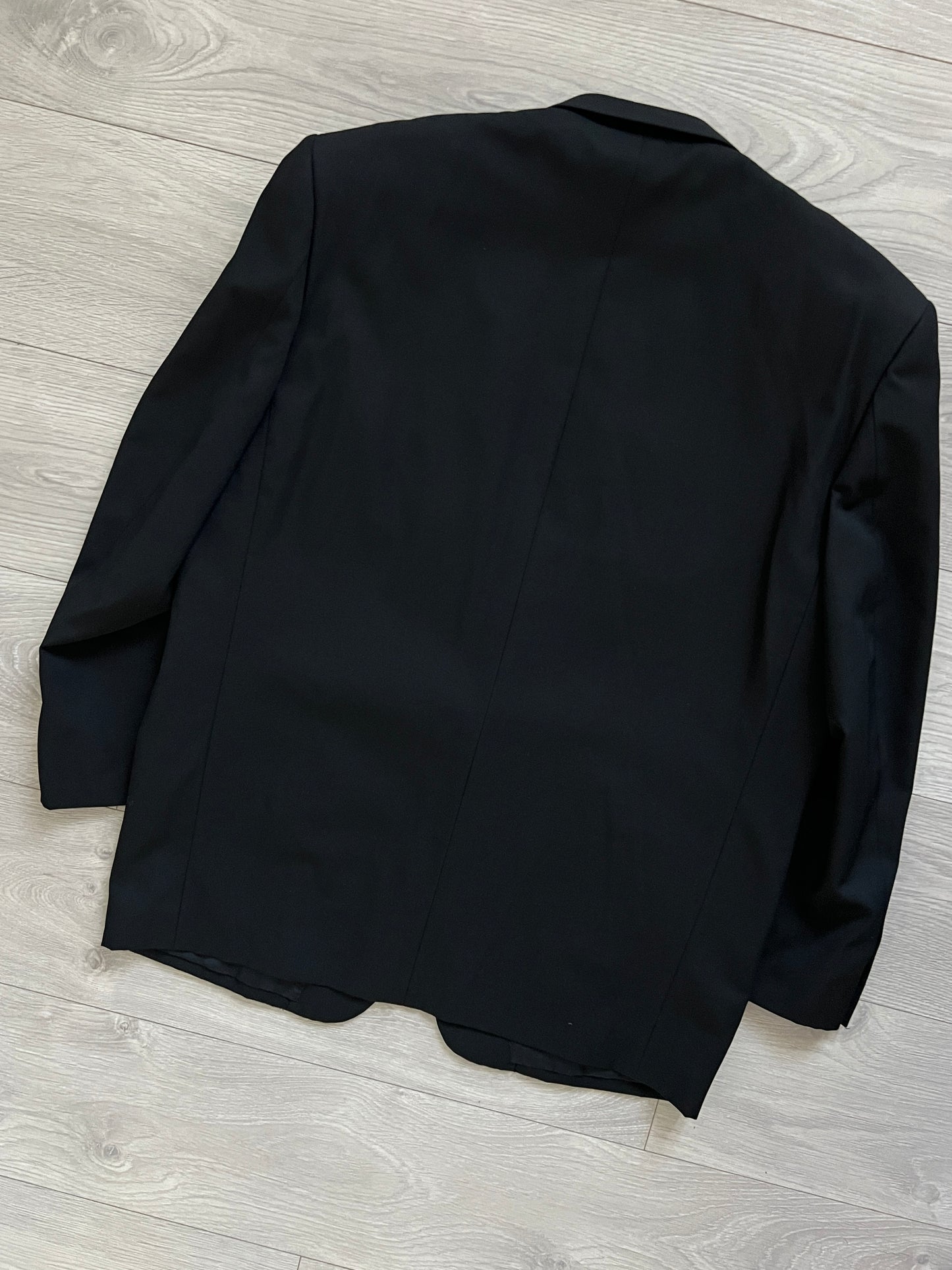 Comme Des Garcons Homme 1992 Double-Pleated Black Wool Suit - Size M Jacket / 30" Waist