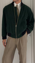 Hugo Boss 1980s Wool Cashmere Bomber Jacket - Size M