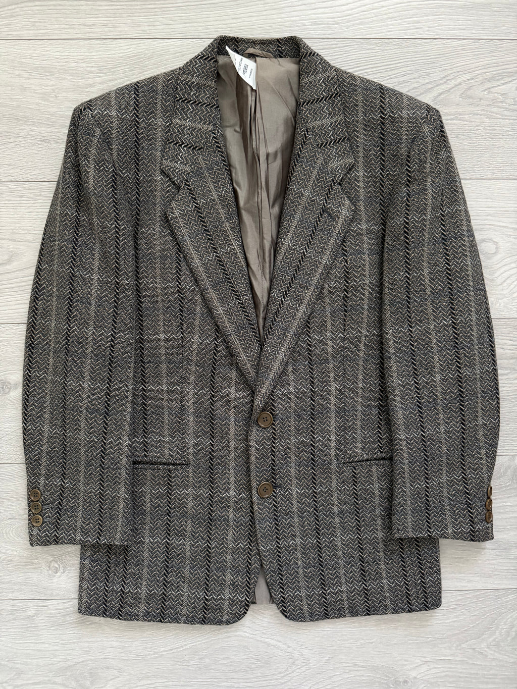 Giorgio Armani Black Label 1990s 2B Textured Sports Jacket Blazer - Size S