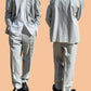 Comme Des Garcons Homme SS1991 Wool Pleated Grey Suit - Size M Jacket / 31 Waist