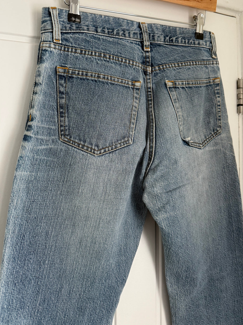 Helmut Lang 1998 Vintage Blue Faded Denim Jeans - Size 30